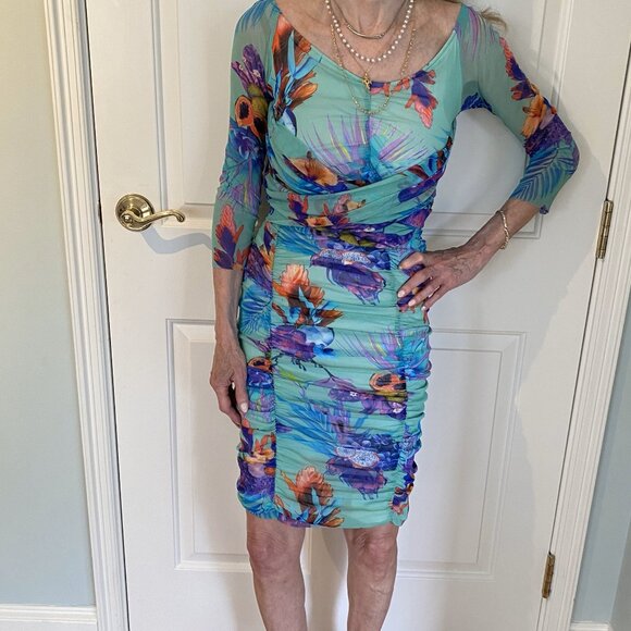 Fuzzi Bold print woman's dress